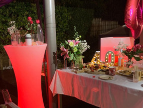 40th Birthday glow party
