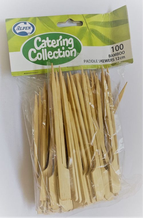 Paddle Skewers Bamboo 12cms