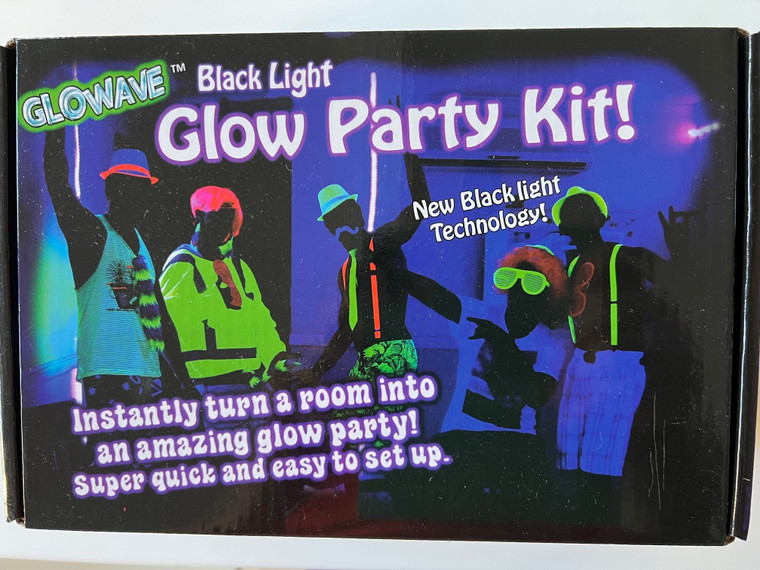 Black Light Glow Party Light Kit