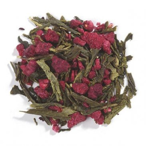 Raspberry green tea