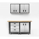 Gladiator® Ensemble de roulettes pour armoire modulaire GearBox prête à assembler GACK04KDSX