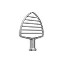 Accessoire-batteur à pâtisserie en acier inoxydable pour batteurs sur socle à bol relevable KitchenAid® KSMPB7SS