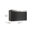 Whirlpool® Four à micro-ondes à hotte intégrée affleurant sans plateau tournant YWMMF5930PZ