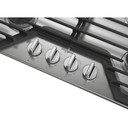 Whirlpool® Table de cuisson au gaz avec grilles en fonte à charnière EZ-2-Lift™, 30 po WCGK5030PS