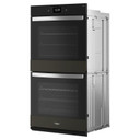 Whirlpool® Four mural double intelligent avec friture à air de 10 pi cu WOED7030PV