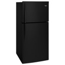 Réfrigérateur à congélateur supérieur Whirlpool® de 30 po – Compatible avec la trousse de machine à glaçons EZ Connect – 19.2 pi³ WRT519SZDB