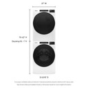 Whirlpool® Sécheuse au gaz à chargement frontal avec commandes tactiles intuitives - 7.4 pi cu WGD5620HW