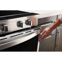 Whirlpool® Cuisinière coulissante électrique intelligente 6.4 pi cu, avec friture à air une fois connectée YWEE750H0HZ