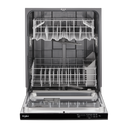 Lave-vaisselle silencieux avec cycle d'amplification et poignée encastrée - 55 dba Whirlpool® WDP540HAMB