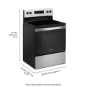 Cuisinière électrique avec technologie frozen baketm - 5.3 pi cu Whirlpool® YWFE515S0JS