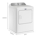 Maytag® Sécheuse électrique Animal Pet Pro - 7 pi cu YMED6500MW