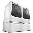 Maytag® Piédestal avec poignée chromée et tiroir de rangement - 15.5 po (39.37 cm) XHPC155XW