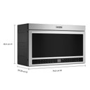Maytag® Four à micro-ondes à hotte intégrée encastré affleurant avec gril YMMMF8030PZ
