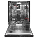 Kitchenaid® Lave-vaisselle avec troisième niveau 360° Max Jets™ et éclairage intérieur à DEL, 44 dBA KDPM804KBS