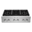 Table de cuisson commerciale au gaz KitchenAid®, 6 brûleurs, 36 po KCGC506JSS