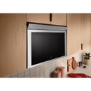 Kitchenaid® Four à micro-ondes à hotte intégrée multifonctions avec modes de capteurs à infrarouges YKMMF730PPS