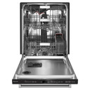 Kitchenaid® Lave-vaisselle avec troisième niveau 360° Max Jets™ et éclairage intérieur à DEL, 44 dBA KDTM804KBS