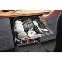 Kitchenaid® Lave-vaisselle avec troisième niveau 360° Max Jets™ et éclairage intérieur à DEL, 44 dBA KDTM804KBS