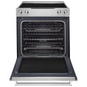 Kitchenaid® Cuisinière électrique à commandes frontales à convection avec 5 éléments - 30 po YKSEB900ESS