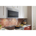 Kitchenaid® Four à micro-ondes à hotte intégrée encastré au design affleurant YKMMF330PPS