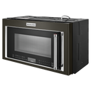 Four à micro-ondes à convection et hotte intégrée KitchenAid® avec mode de friture à air YKMHC319LBS
