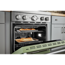 Cuisinière commerciale intelligente bicombustible avec 4 brûleurs - 30 po KitchenAid® KFDC500JAV