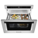 Kitchenaid® Tiroir-four à micro-ondes sous comptoir - 950 watts - 24 po KMBD104GSS