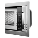 Four à micro-ondes à hotte intégrée à profil bas de 900 watts avec trousse de garniture étroite KitchenAid® YKMBT5011KS