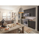 Kitchenaid® Cuisinière au gaz, à convection, commandes frontales, 5 brûleurs, 30 po KSGB900ESS