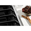 Kitchenaid® Cuisinière au gaz à commandes frontales à convection avec 5 brûleurs - 30 po KSGG700EBS