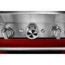Cuisinière commerciale intelligente au gaz KitchenAid®, 4 brûleurs, 30 po KFGC500JSC