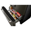 Réfrigérateur à portes françaises à profondeur de comptoir avec fini printshieldtm - 23.8 pi cu - 36 po KitchenAid® KRFC704FBS