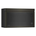 Kitchenaid® Four à micro-ondes à hotte intégrée encastré au design affleurant YKMMF330PBS