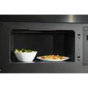 Four à micro-ondes à hotte intégrée au design encastré affleurant KitchenAid® YKMMF330PBS