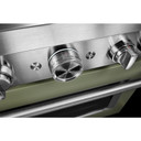 Cuisinière commerciale intelligente au gaz KitchenAid®, 4 brûleurs, 30 po KFGC500JAV