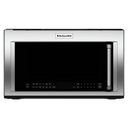 Four à micro-ondes à convection et hotte intégrée  avec mode de friture à air KitchenAid® YKMHC319LPS