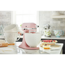 Bol en céramique de 5 pintes avec motifs de jasmins blancs KitchenAid® KSM2CB5PWG