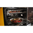 Cuisinière commerciale intelligente bicombustible KitchenAid® avec plaque chauffante, 48 po KFDC558JYP