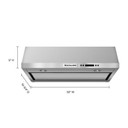 Kitchenaid® Hotte sous-le-placard avec système à 4 vitesses - 36 po KVUB600DSS
