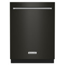 Kitchenaid® Lave-vaisselle à fini PrintShieldTM avec panier de troisième niveau pour ustensiles - 39 dBA KDTE204KBS