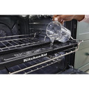 Kitchenaid® Cuisinière à induction et à convection coulissante de 30 pouces avec commandes frontales, 4 brûleurs et friture à air KSIS730PSS