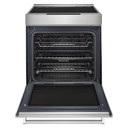 Kitchenaid® Cuisinière à induction et à convection coulissante de 30 pouces avec commandes frontales, 4 brûleurs et friture à air KSIS730PSS