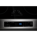 Cuisinière à induction et à convection coulissante de 30 pouces avec commandes frontales, 4 brûleurs et friture à air KitchenAid® KSIS730PSS