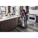 Kitchenaid® Lave-vaisselle à fini PrintShieldTM avec troisiéme panier 360° Max Jets™ - 44 dBA KDPM604KBS