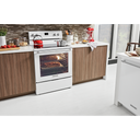 Cuisinière au electrique à convection avec 5 éléments - 30 po KitchenAid® YKFEG500EWH