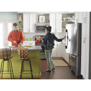 Réfrigérateur à congélateur inférieur Amana® de  33 po avec tiroir coulissant EasyFreezer™ − capacité de 22 pi³ ABB2224BRM
