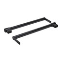 Trousse de poignées pour réfrigérateur à congélateur supérieur noir W10721893