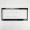 Trousse de garniture mince pour four à micro-ondes à hotte intégrée et profil bas avec poignée encastrée, acier inoxydable W11451314