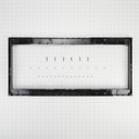 Trousse de garniture mince pour four à micro-ondes à hotte intégrée et profil bas - acier inoxydable W11451308