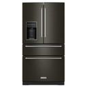 Réfrigérateur à portes françaises multiples KitchenAid® avec intérieur platine KRMF536RBS
